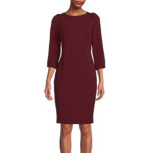 NWT Calvin Klein aubergine sheath dress 😍